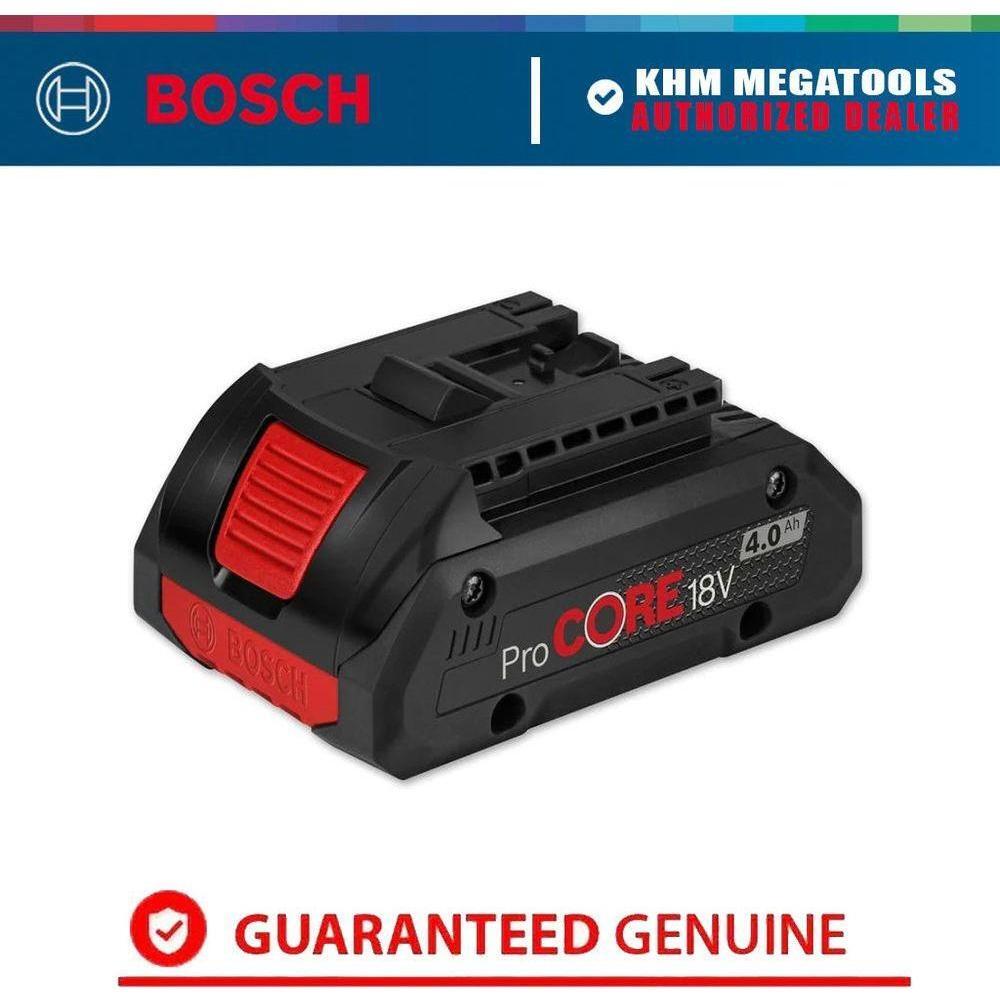 Bosch ProCORE 18V 4.0Ah COMPACT Battery | Bosch by KHM Megatools Corp. Bosch ProCORE 18V 4.0Ah COMPACT Battery | Bosch by KHM Megatools Corp.